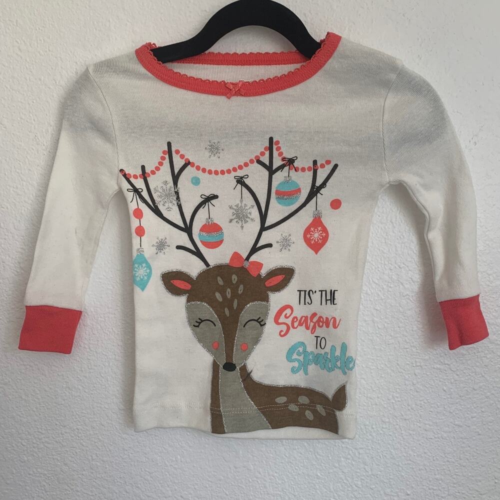 5/$25 NEW Koala Kids Winter Seasons‎ Greetings Festive Reindeer Top